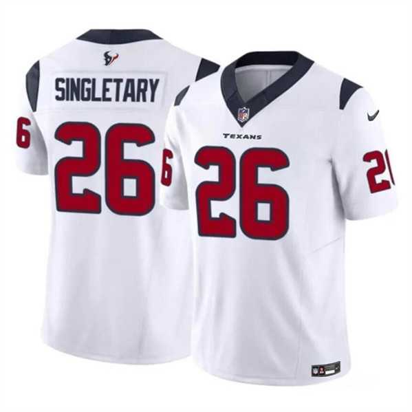 Men & Women & Youth Houston Texans #26 Devin Singletary White 2023 F.U.S.E. Vapor Untouchable Limited Jersey->houston texans->NFL Jersey